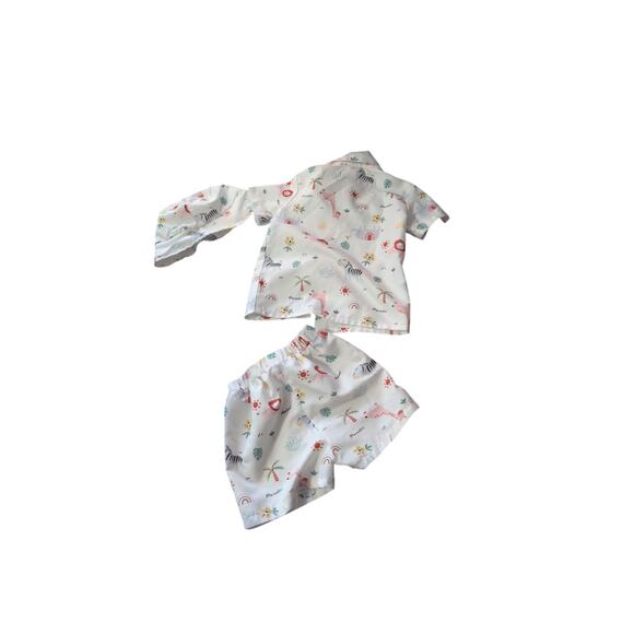 Toddler Summer Outfit 2-3 Years Matching Set with Bucket Hat - Picture 2 of 2